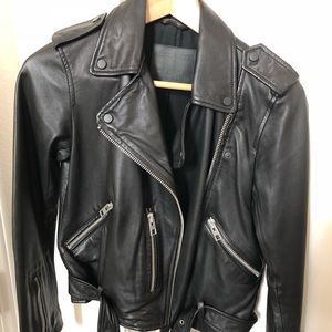 All Saints Balfern Leather Jacket - Size S (US 2)